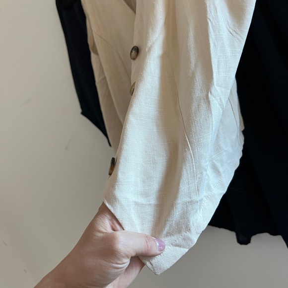 Cream Button-Up Vest - Picture 5 of 5